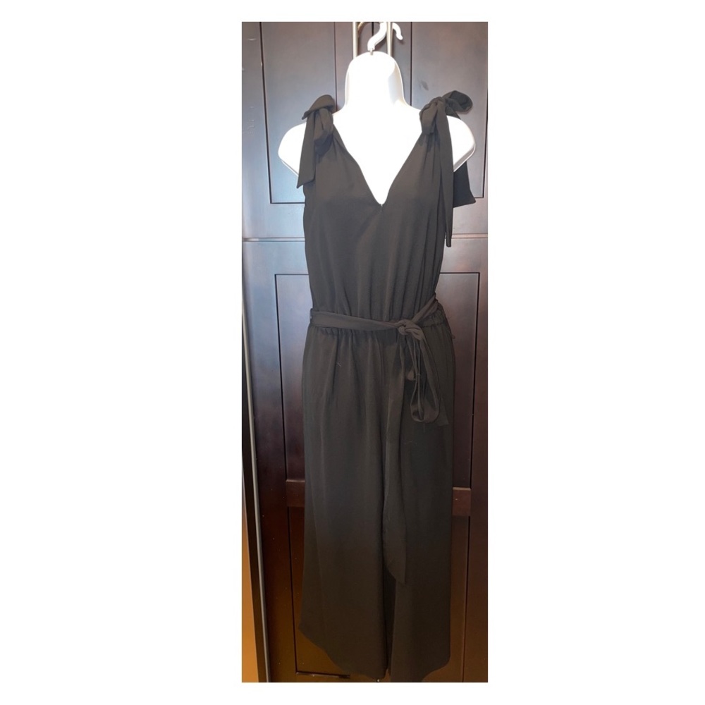 Michael Kors Belted Georgette Jumpsuit